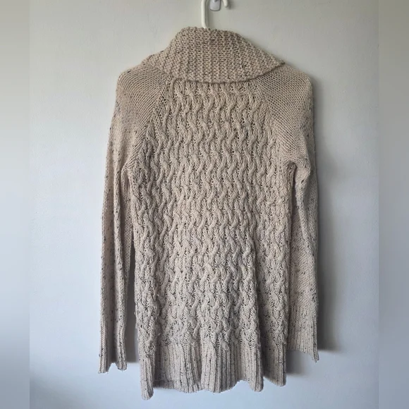 Isabella Sinclair Chunky Knit Cardigan Shawl Collar Cozy Cottage Core Sweater - Picture 4 of 7